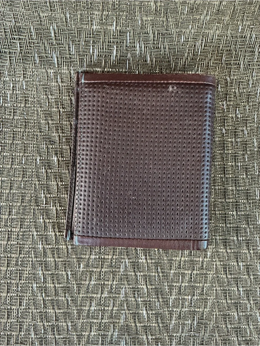 Goldlion Brown Leather Men’s Bifold Wallet